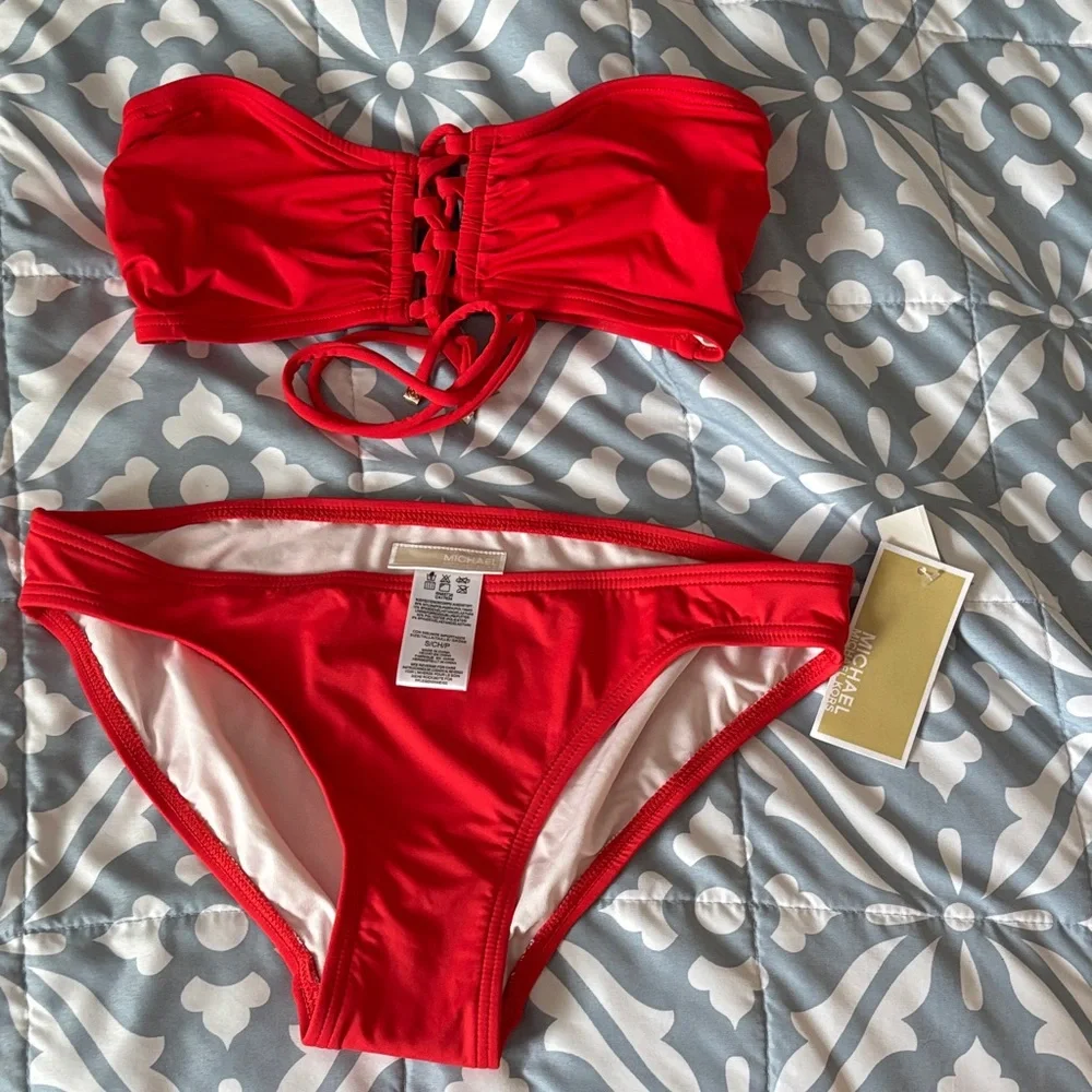 Michael Kors bikini set Poppy size small